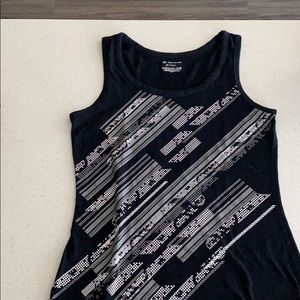 Black Women’s athletic workout tank top XS